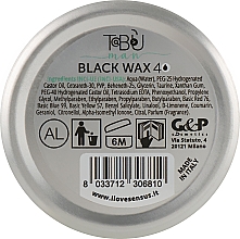 Чорний віск для волосся - Sensus Tabu Black Wax 40 — фото N3