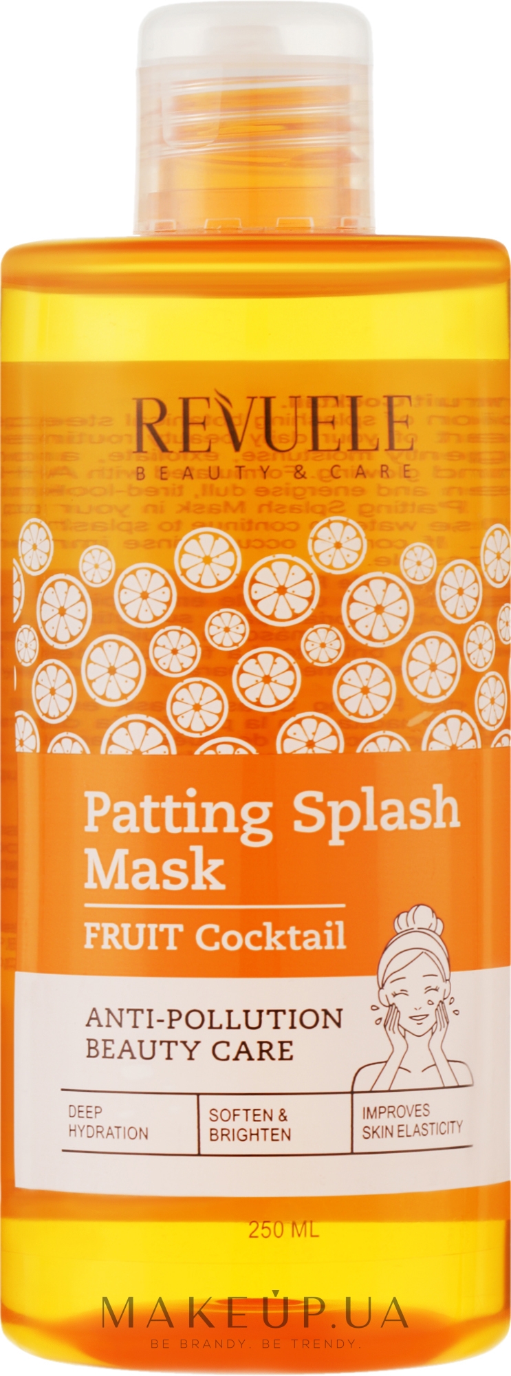 Маска для лица "Фруктовый коктейль" - Revuele Patting Splash Mask — фото 250ml
