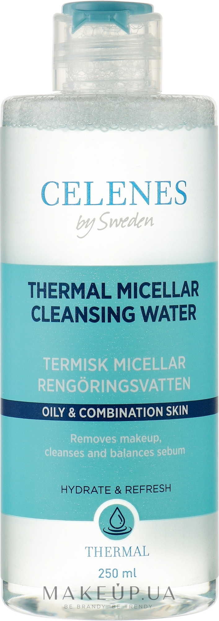 Термальная мицеллярная вода для жирной и комбинированной кожи - Celenes Thermal Micellar Water  — фото 250ml