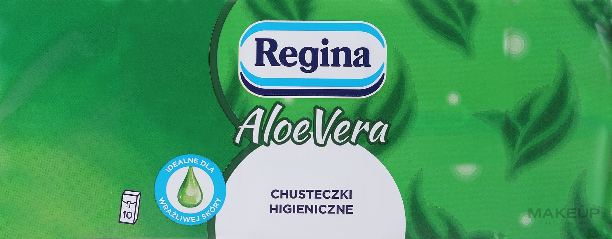 Гигиенические салфетки "Алоэ вера" - Regina Delicatis Aloe Vera Tissue — фото 10x9шт