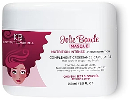 Парфумерія, косметика Інтенсивна живильна маска для волосся - Institut Claude Bell Jolie Boucle Nutrition Intense Masque
