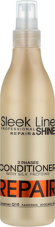 Двофазний кондиціонер для волосся - Stapiz Sleek Line Repair 2 Phases Conditioner — фото N1