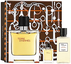 Духи, Парфюмерия, косметика Hermes Terre d'Hermes Parfum - Набор (edp/75ml + edp/5ml + sh/g/40ml)