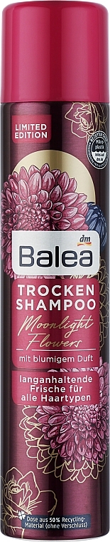 Сухой шампунь для волос - Balea Moonlight Flowers Dry Shampoo — фото N2