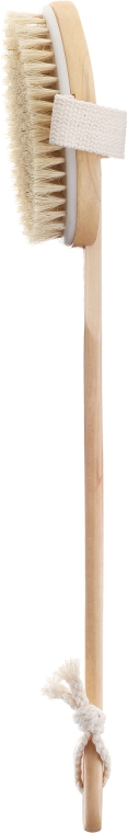 Деревянная щетка банная 1994, с ручкой - Top Choice