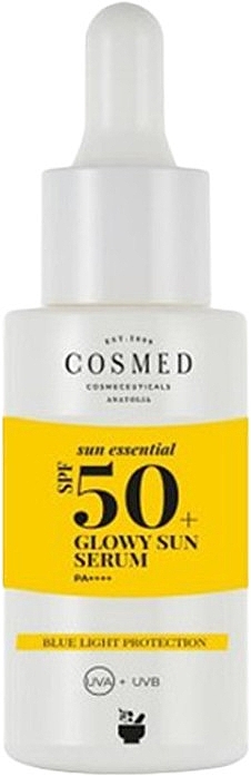 Сонцезахисна сироватка для обличчя - Cosmed Sun Essential SPF50 Glowy Sun Serum — фото N1