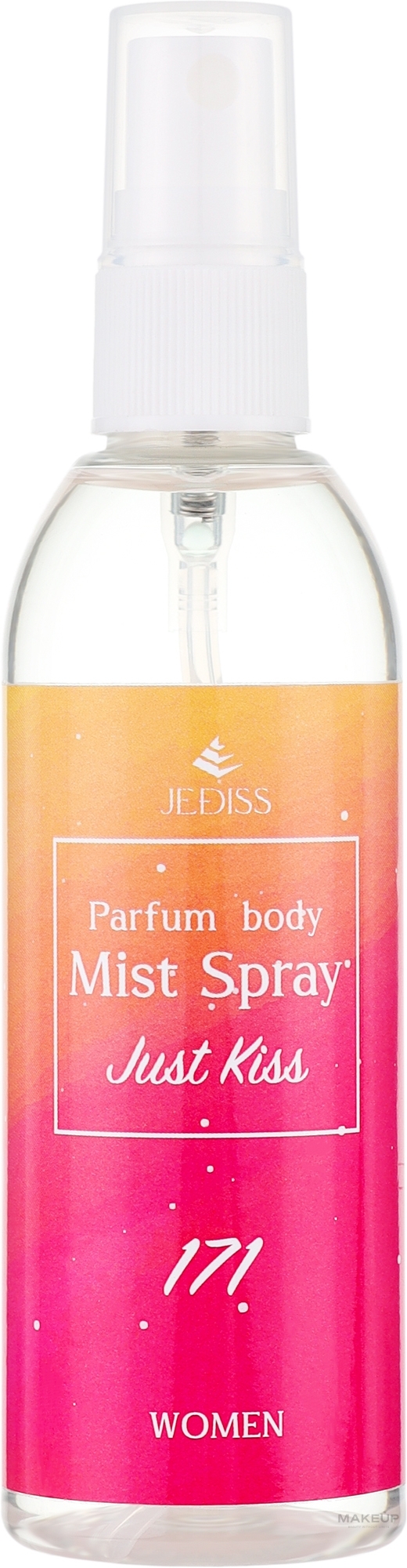 Міст-спрей для тіла та волосся - Jediss Parfum Body Mist Spray 171 Just Kiss — фото 100ml