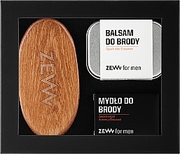 Набір - Zew For Men Limited Edition (balm/80 ml + soap/85мл + brush) — фото N1