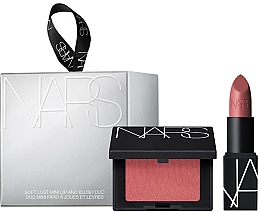 Духи, Парфюмерия, косметика Набор - Nars Soft Lust Mini Lip Blush Duo (lipstick/1.6g + f/blush/2.5g)