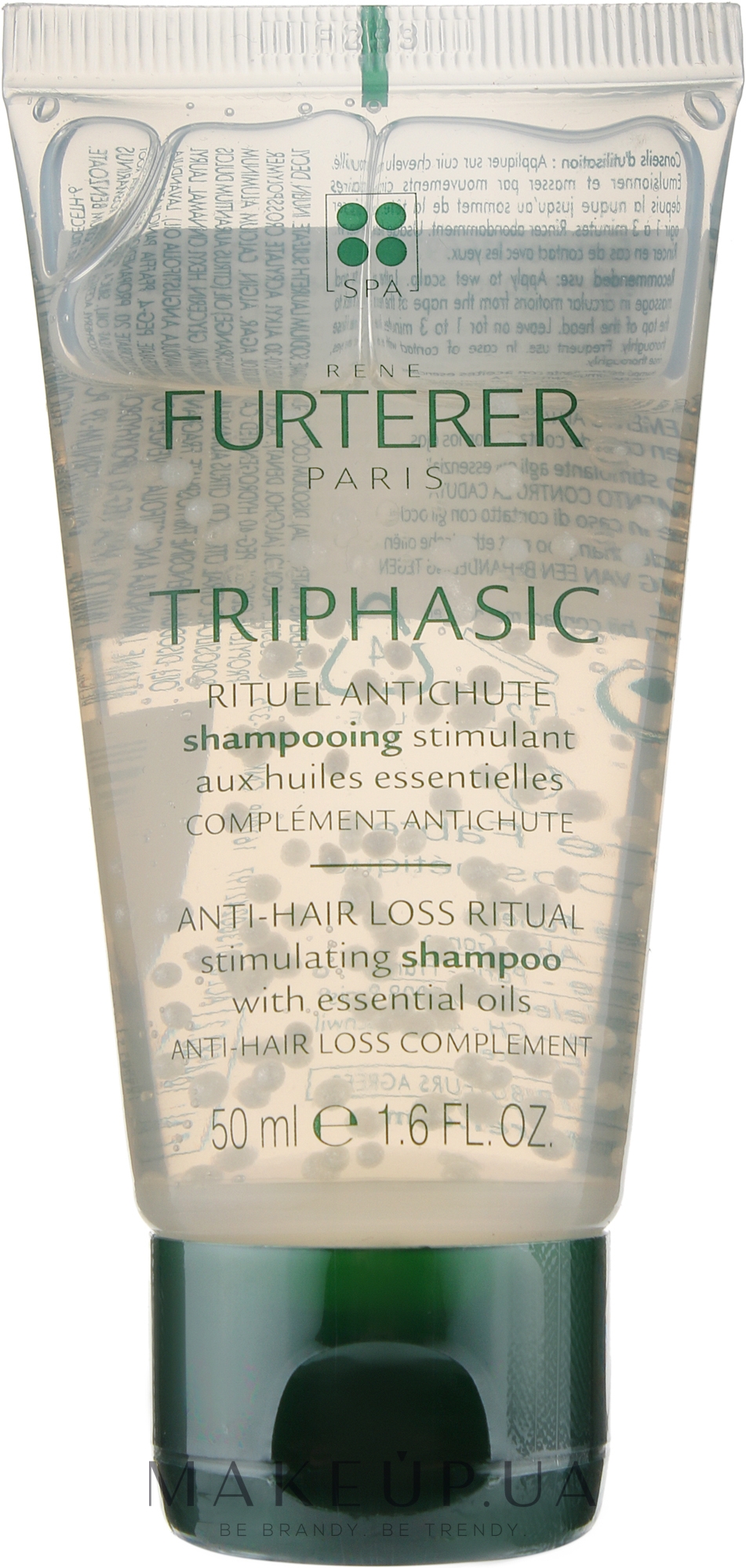 Шампунь против выпадения волос - Rene Furterer Triphasic Anti-Hair Loss Ritual Shampoo — фото 50ml