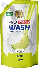 Жидкое крем-мыло с ароматом дыни - Pro Wash (дой-пак) — фото N1