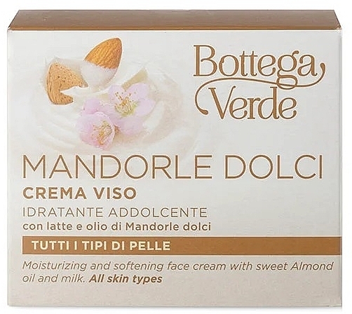 Крем для обличчя з олією мигдалю - Bottega Verde Mandorle Dolci Face Cream — фото N3