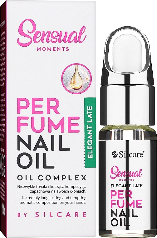 Олія для кутикули парфумована - Silcare Sensual Moments Nail Oil Elegant Late — фото N2