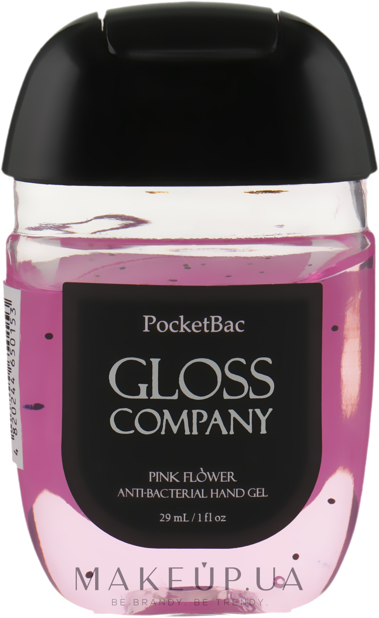 Антисептик для рук - Gloss Company Pocket Bac Pink Flower Anti-Bacterial Hand Gel — фото 29ml