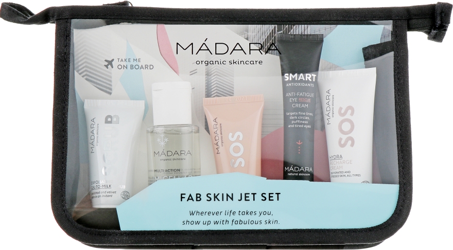 Дорожный набор, 5 продуктов - Madara Cosmetics Fab Skin Jet Set