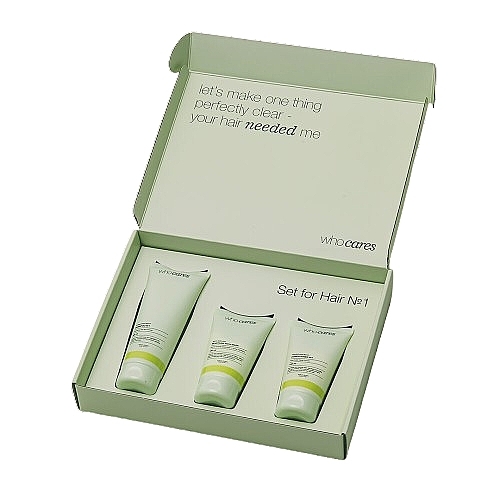 Набор - Who Cares Set For Hair №1 (shm/200ml + h/cond/100ml + h/mask/100ml) — фото N1