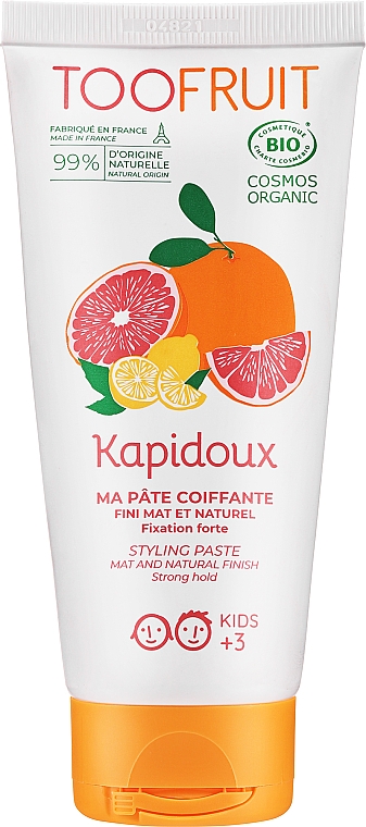 Паста для стайлинга "Грейпфрут и лимон" - TOOFRUIT Kapidoux Grapefruit + Lemon Styling Paste — фото N3