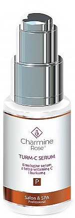Эмульсионная сыворотка с тетравитаминами и куркумой - Charmine Rose Turm-C Serum — фото N1