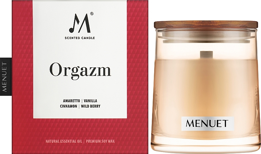 Ароматична свічка "Orgazm" - Menuet Scented Candle — фото N2