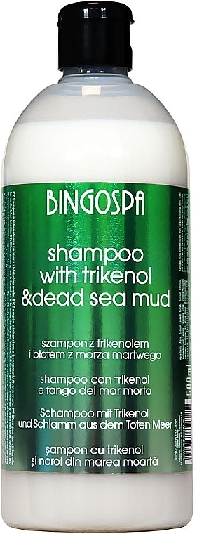Шампунь для волосся - BingoSpa Dead Sea Mud And Trikenol Shampoo