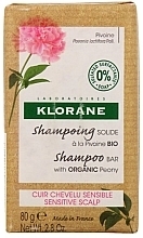 Духи, Парфюмерия, косметика Твердый шампунь для чувствительной кожи головы - Klorane Peony Solid Shampoo