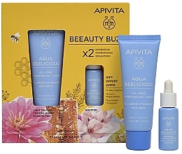 Парфумерія, косметика Набір - Apivita Aqua Beelicious Set (f/gel-cr/40ml + f/boost/10ml)