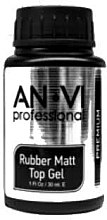 Фінішне покриття матове - AN-VI Professional Rubber Matte Top Gel — фото N2