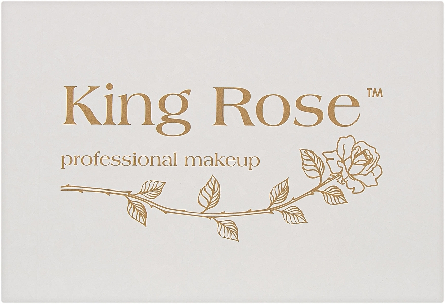 Палетка тіней і блискіток для повік, 24 кольори - King Rose Professional Make Up — фото N1