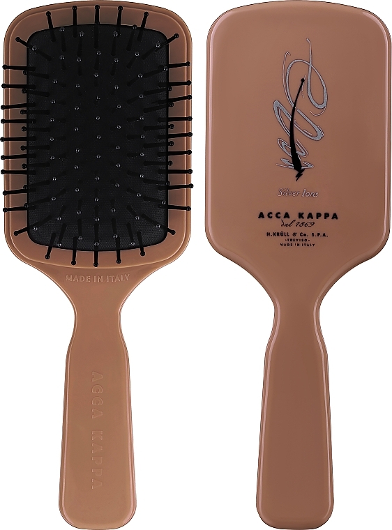 Щітка для волосся міні, коричнева - Acca Kappa Midi Paddle Brush — фото N1