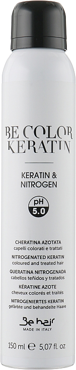 Спрей с нитрогеном и кератином для волос - Be Hair Be Color Keratin & Nitrogen — фото N1
