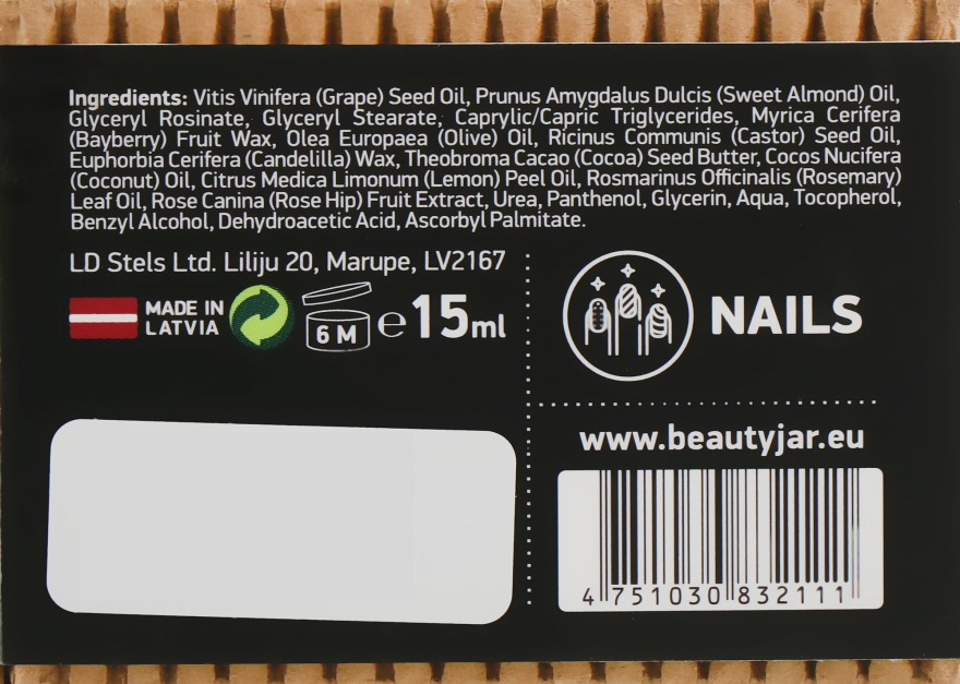 Бальзам для нігтів і кутикули "Oh My Nails!" - Beauty Jar Cuticle&Nail Balm — фото N3