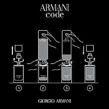 Giorgio Armani Code Homme Refill - Туалетная вода (сменный блок) — фото N8