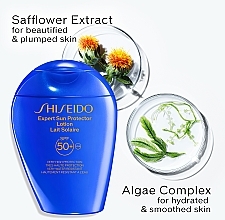 Сонцезахисний лосьйон для обличчя і тіла - Shiseido Expert Sun Protection Face and Body Lotion SPF30 — фото N2
