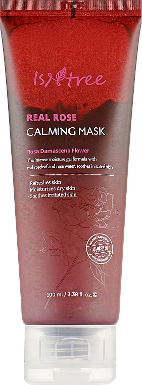 Успокаивающая маска с экстрактом розы - IsNtree Real Rose Calming Mask  — фото N2