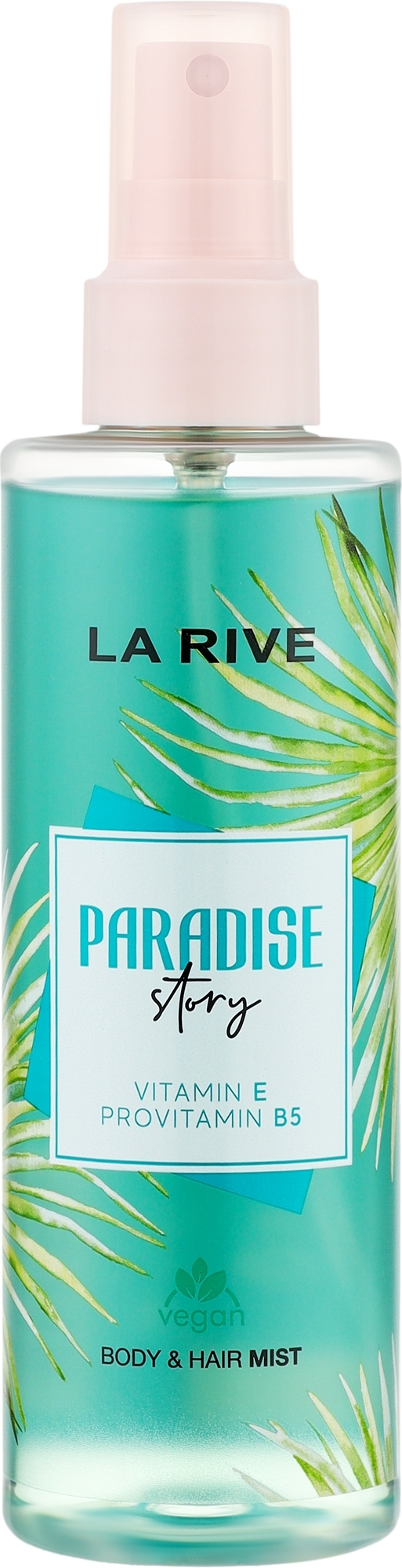 Парфюмированный спрей для волос и тела "Paradise Story" - La Rive Body & Hair Mist — фото 200ml