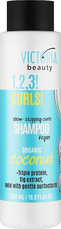 Шампунь для кучерявого волосся - Victoria Beauty 1,2,3! Curls! Shampoo — фото N1