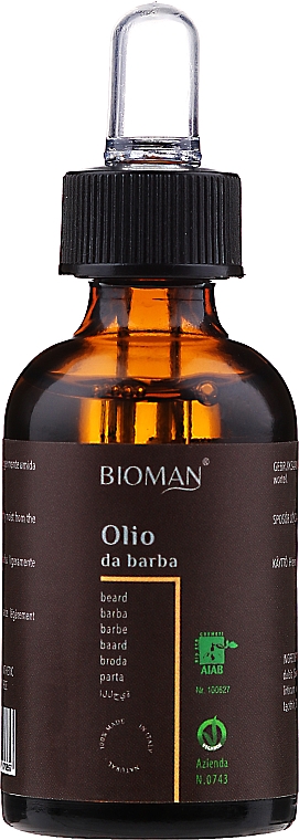 Масло для бороды - BioMAN Beard Oil — фото N1