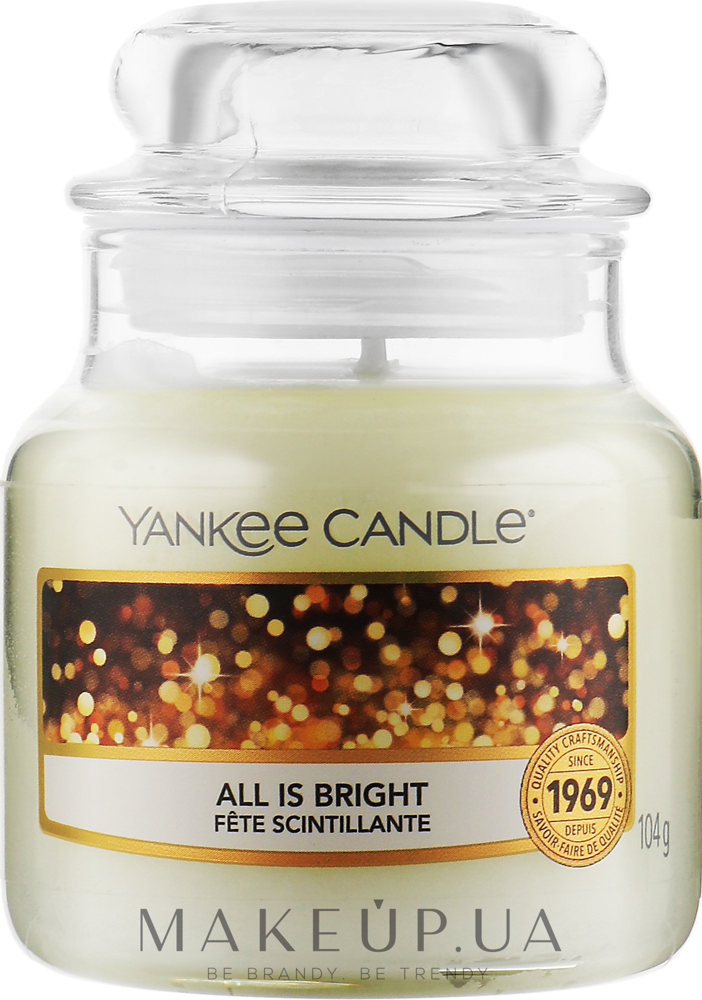 Ароматична свічка у банці - Yankee Candle All is Bright — фото 104g