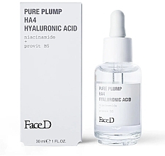 Сыворотка для лица с гиалуроновой кислотой - FaceD Pure Plump HA4 Hyaluronic Acid — фото N2