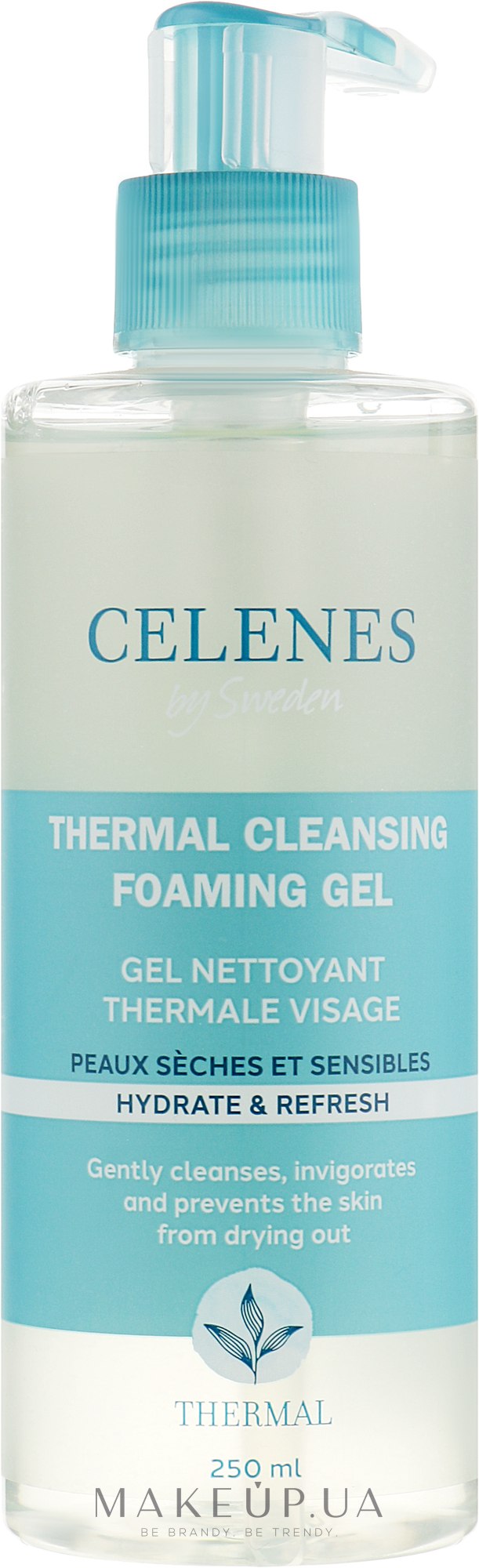 Термальна гель-пінка для сухої та чутливої шкіри - Celenes Thermal Cleansing Gel Dry and Sensitive Skin — фото 250ml