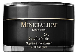 Высокоэффективный увлажняющий крем для лица на основе экстракта чёрной икры - Mineralium Caviar Noir Supreme Moisturizer — фото N1