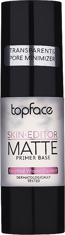 База под макияж с матовым эффектом - TopFace Skin Editor Matte Primer Base
