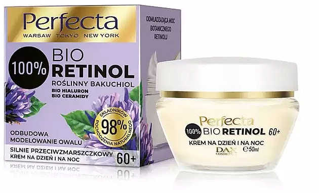 Денний і нічний крем 60+ - Perfecta Bio Retinol 60+ Day And Night Cream — фото N1