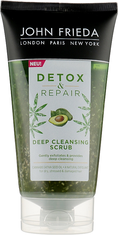 Очищающий скраб для кожи головы - John Frieda Detox & Repair Deep Cleansing Scrub