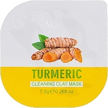 Очищаюча глиняна маска з куркумою та каоліном - Sadoer Turmeric Cleaning Clay Mask — фото N2