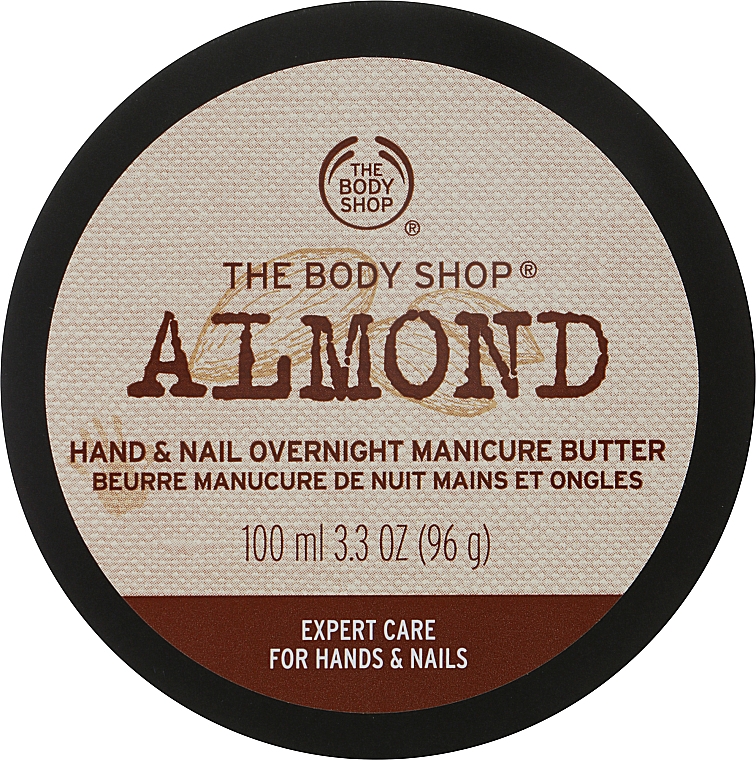 Масло для рук и ногтей "Миндаль" - The Body Shop Almond Hand & Nail Overnight Manicure Butter