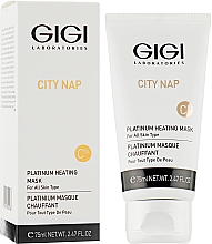 Платинова маска для обличчя й зони декольте - Gigi City NAP Platinum Heating Mask — фото N2