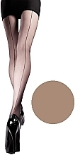 Парфумерія, косметика Колготки для жінок напівматові з заднім швом "Iga" 20 Den, beige - Knittex