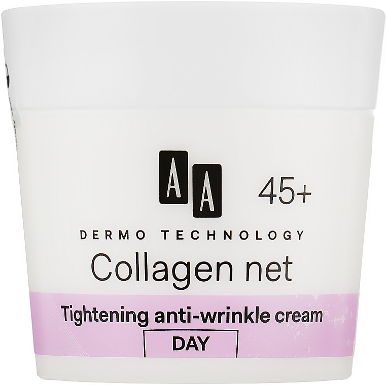 Дневной укрепляющий крем против морщин для лица 45+ - AA Dermo Technology Collagen Net Builder Tightening Anti-Wrinkle Day Cream