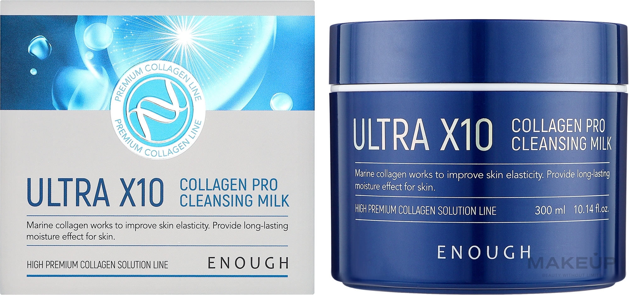 Очищающее молочко для лица с коллагеном - Enough Ultra X10 Collagen Pro Cleansing Milk — фото 300ml